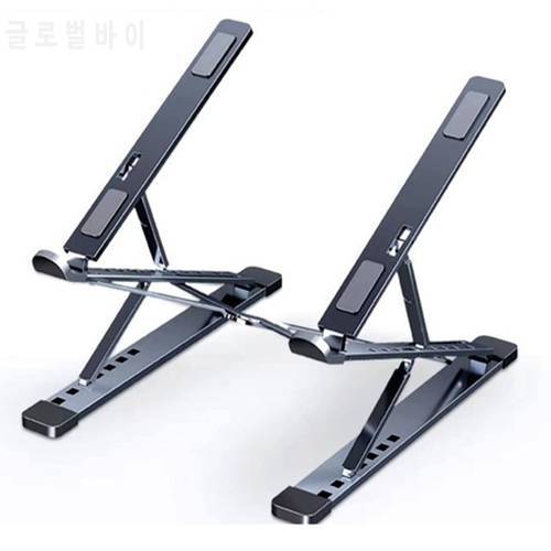 Aluminum Notebook Laptop Stand Folding Adjustable Portable Computer Table