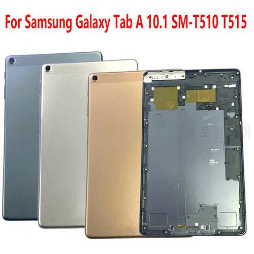 1 Pcs Battery Back Cover For Samsung Galaxy Tab A 10.1 SM-T510 T515 Back Battery Cover Rear Door Housing Case Replace Part