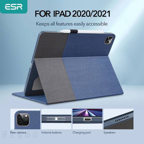 ESR Case for iPad 9 Gen mini 6 for iPad Pro 12.9 11 2021 for iPad 8 7 10.2 Smart Case for iPad Pro 11 12.9 2020 Case Stand Cover