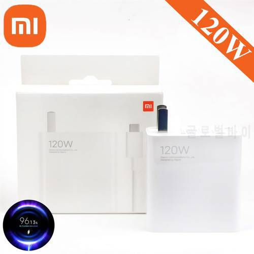 120W Hypercharge Xiaomi Fast Charger Turbo Charging Adapter Original 6A Cable For MI 12 12S Pro POCO F4 GT Redmi Note 11 Pro+