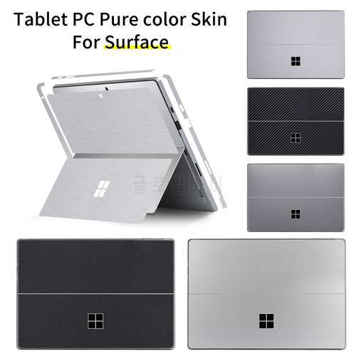Solid color vinyl Sticker for Microsoft Surface Pro 9/8 Surface GO 3 Back Cover Body Decal Skin Protector