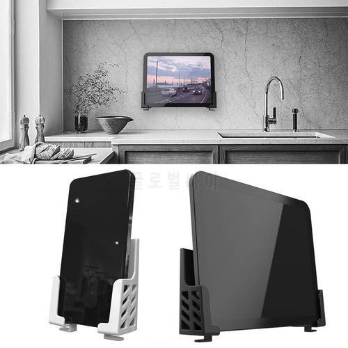 Universal Tablet Wall Mount Stand Phone Holder For iphone /Ipad Adjustable Viewing Angle Double-groove Compatible With E-reader