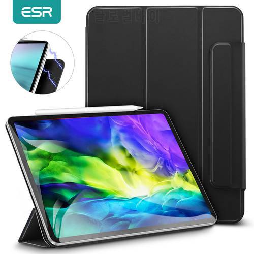 ESR Case for iPad Pro 2020 11 12.9 Inch Magnetic Smart Case for iPad Pro 12.9 2020 Case with Pencil Holder Ultra Slim Capa Coque