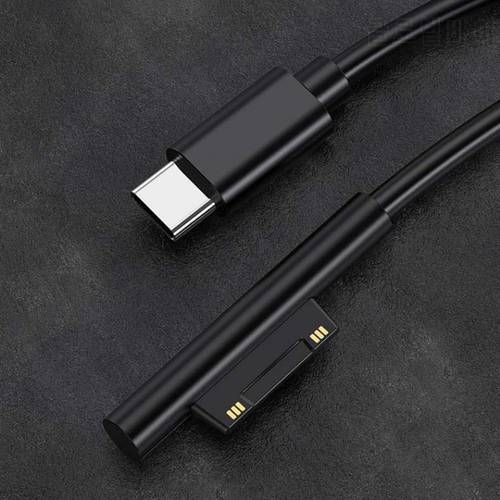 USB Type C Power Supply PD Fast Charger Adapter Cable USB C Power Fast Charger Cable for Microsoft Surface Pro Charging Tools