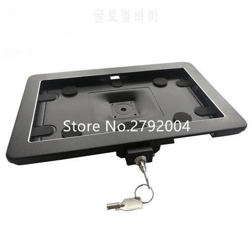 10.5 inch android tablet pc wall mount case, aluminum alloy tablet pc stand for Samsung Galaxy tab A, anti theft display