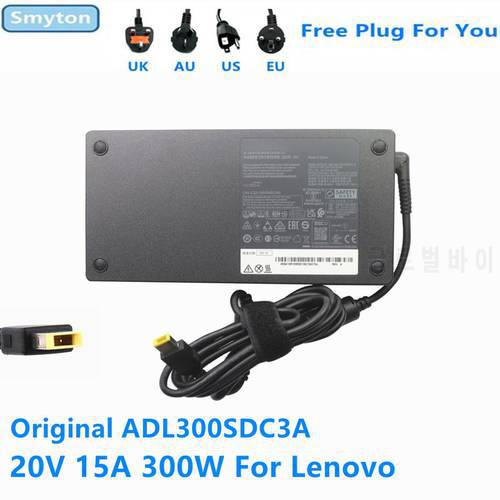 Original ADL300SDC3A 300W AC Adapter Charger For Lenovo ThinkPad 20V 15A R9000P R9000K Y9000K 5A10W86289 Laptop Power Supply