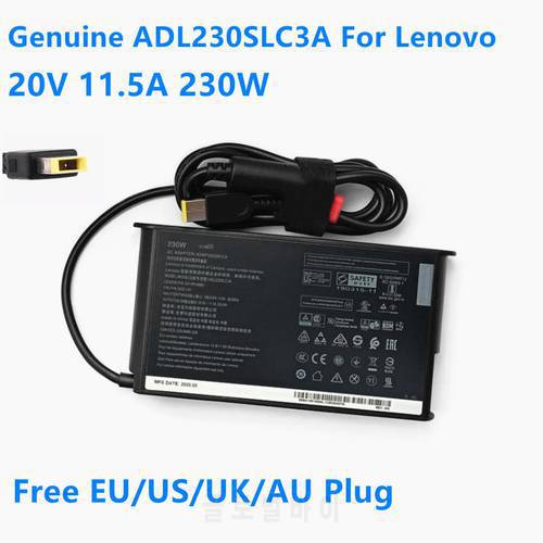 Genuine ADL230SLC3A 230W 20V 11.5A ADL230SCC3A AC Adapter For Lenovo THINKPAD T540P W540 Y7000P P72 P73 02DL142 Laptop Charger