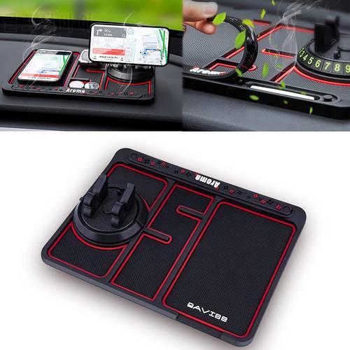 New 4-In-1 Non-Slip Phone Pad Universal Car 360 Degrees Rotating Anti-Slip Mat For Car Phone Holder Car Interior Accessories