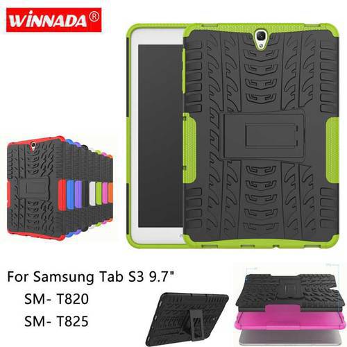 Case for Samsung Galaxy Tab S3 9.7 inch 2017 T820 TPU+PC Tablet Armore Cover for Samsung Tab S3 9.7 SM-T820 SM-T825 coque