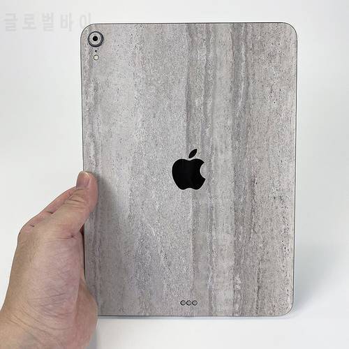 Tablet Decoration Accessories 3M Luxury Concrete Decals Texture Vinyl Sticker Skin for iPad Pro 11 Wifi 4G A1980