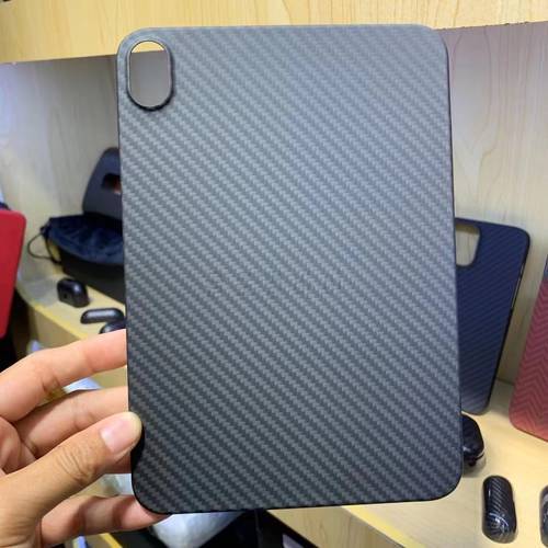 Real Carbon Fiber Case For iPad mini 6 Aramid Fiber Folding Protective Tablet Case Cover for Apple mini6 Three-Proof Protection