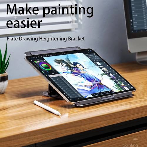 Drawing Digital Tablets Holder Tablet Stand for iPad Pro Air Mini 7-12.9&39&39 Drawing Monitor Holder Aluminum Adjustable iPad Stand