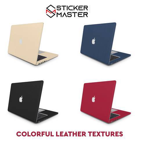 Sticker Master Colorful Leather Textures Vinyl Decal Skin for Apple MacBook Pro 13