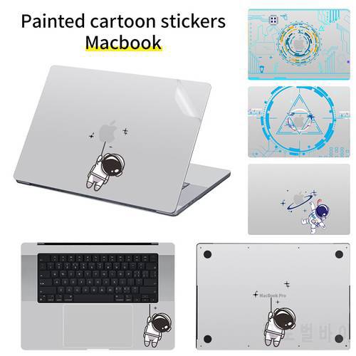 For 2022 New Macbook Pro 16/Pro 14 A2485 A2442 Skin Sticker 2020 Macbook Air 13 Pro 13 A2179 A2337 A2338 Laptop Sticke Cover