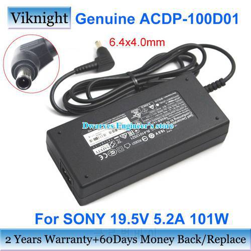 For SONY ACDP-100D01 TV AC Adapter 19.5V 5.2A LED TV KDL-43W800C KDL-43W756C KLD-43W807C KDL-42W829B KDL-50W829B KDL-42W706B