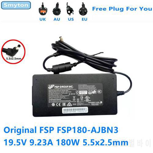 Original 180W AC Adapter Charger For FSP FSP180-AJBN3 19.5V 9.23A 5.5x2.5mm Laptop Charger Power Supply