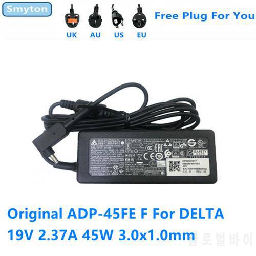 Original 45W AC Adapter Charger For ACER 19V 2.37A 45W 3.0x1.0mm DELTA ADP-45FE F Laptop Power Supply Adapter