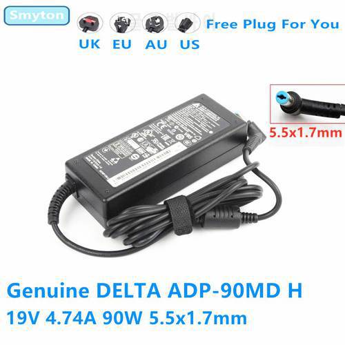 Genuine DELTA ADP-90MD H 19V 4.74A 90W ADP-90MD BB ADP-90CD DB AC Adapter For ACER ASPIRE V3-571G E5-771G Laptop Power Charger