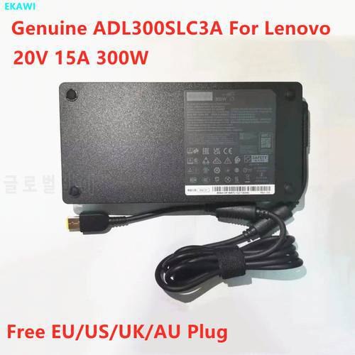 Genuine ADL300SLC3A 20V 15A 300W 5A10W86290 AC Adapter For Lenovo ThinkPad R9000P Y9000K Y9000X Laptop Power Supply Charger