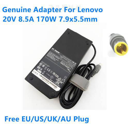 Genuine 20V 8.5A 170W 7.9x5.5mm 45N0113 45N0115 45N0349 AC Adapter For Lenovo ThinkPad W520 W530 Laptop Charger Power Supply