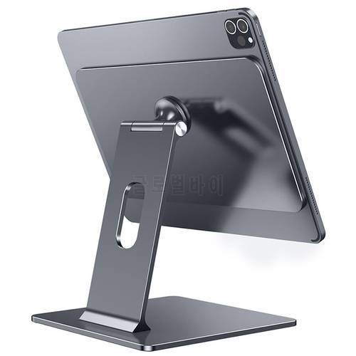 Desktop Magnetic Tablet Stand For iPad Pro 12.9 / 11 Inch for iPad Air4 Holder Aluminum Adjustable Magnetic iPad Stand