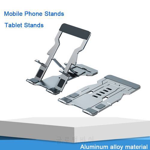 Aluminum Alloy Mobile Phone Holder Stand Ultra Thin Portable Folding Desktop Lazy Tablet For iPhone Xiaomi