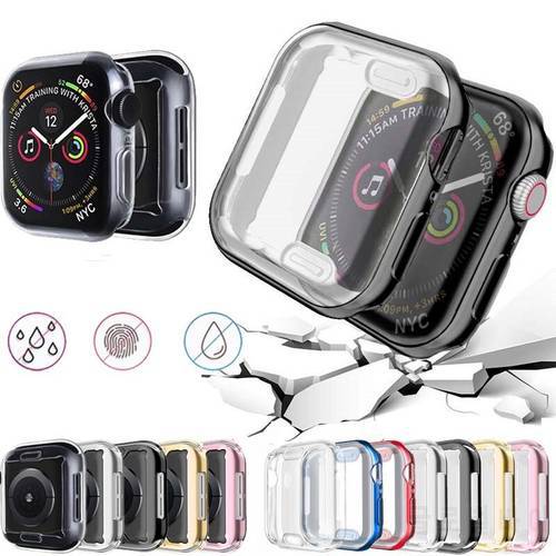 TPU Screen Protector For Apple Watch Case 6 SE 5 4 3 2 1 42MM 38MM 360 Slim Watch Soft Clear Cover For IWatch 4 3 44MM 40MM