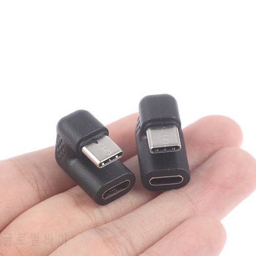 180 Degree Right Angle USB 3.1 Type C Male To Female USB-C Converter Adapter