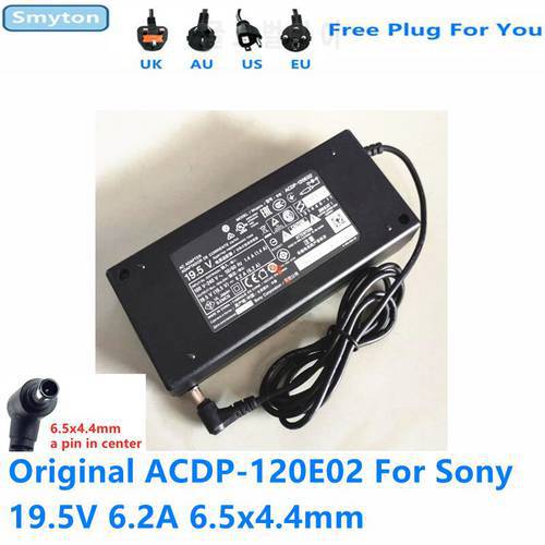 Original ACDP-120E02 19.5V 6.2A ACDP-120E01 ACDP-120E03 AC Adapter For Sony KDL-42W670A TV LCD Monitor Power Supply Charger