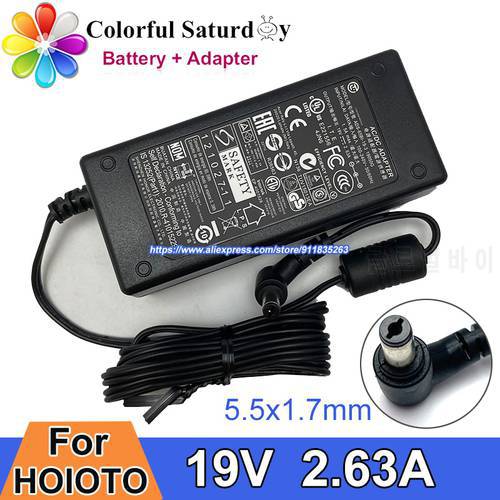 50W ADS-65BI-19-3 19050G 19V 2.63A AC DC Adapter Laptop Charger For HOIOTO For APD DA-50F19 For HP 2711X 2511X 27VX LED MONITOR