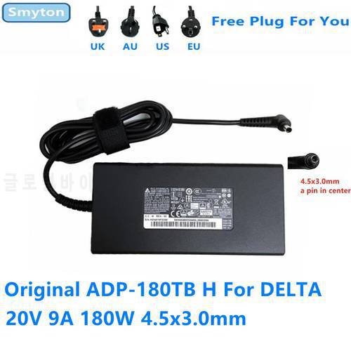 Original DELTA ADP-180TB H 180W AC Adapter Charger For MSI 20V 9A GF75 THIN 10UEK-068TW 10UEK-046XRU Gaming Laptop Power Supply