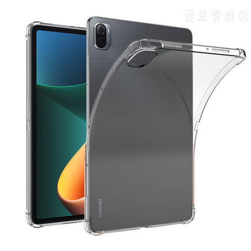 Silicone TPU Case For Xiaomi MiPad 5 Pro 2021 soft Anti-Four airbags Tablet Case For Xiomi Mi Pad 5 Mipad5 5Pro 4 Plus 3 2