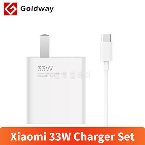 Xiaomi 33W Charger Set With 3A USB Type-C Cable Quick Charge For Xiaomi Mi Pad 5 Tablet 5 A to C Charging Wire