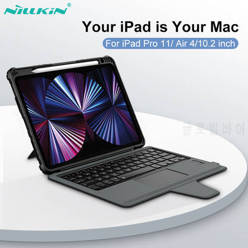 NILLKIN For iPad Pro 11 2021 2022 Case For iPad pro 12 9 2021 2022 Bluetooth Keyboard Case For iPad 9 Case with Pencil Holder