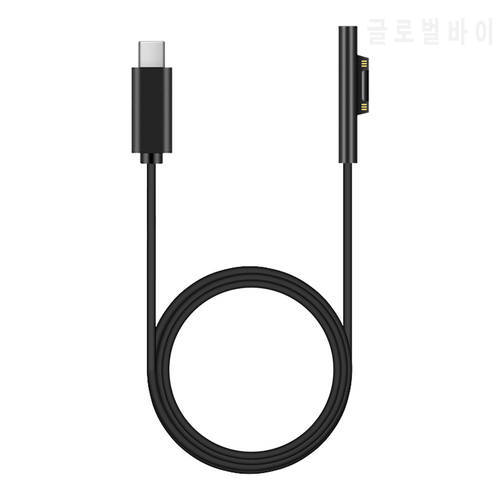 1.5m USB Type C Power Supply Charger Adapter PD Fast Charging Cable for Microsoft Surface Pro 7/6/5/4/3 Book/Book 2 Accessories