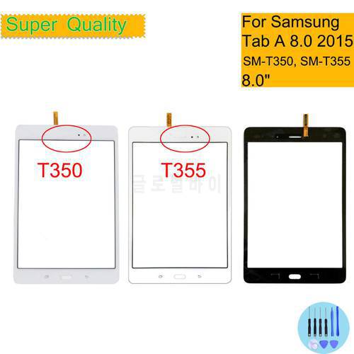 For Samsung Galaxy Tab A 8.0 2015 T355 T350 Touch Screen Digitizer Panel Sensor Tablet Front Outer LCD Glass