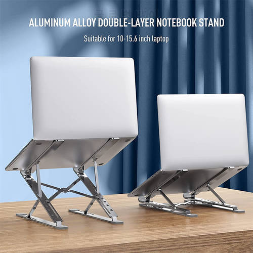 N8 Foldable Adjustable Laptop Stand Aluminum for Macbook Tablet Notebook Stand Table Cooling Pad Foldable Laptop Holder