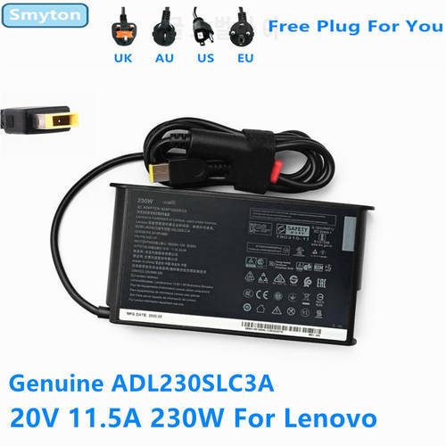Original ADL230SLC3A 20V 11.5A 230W ADL230SDC3A AC Adapter For Lenovo THINKPAD W540 P71 P72 P73 Y900 Laptop Power Supply Charger