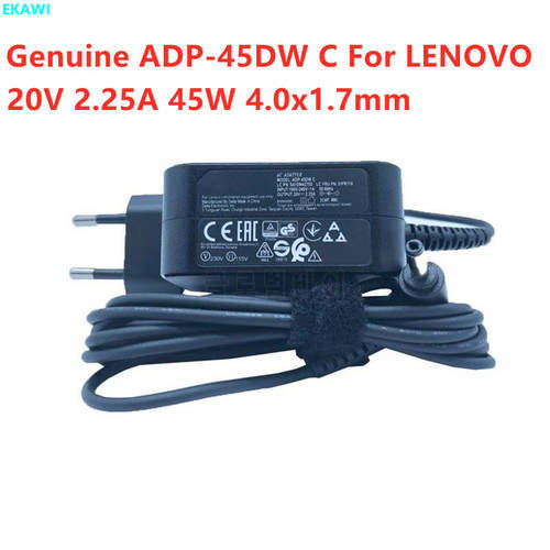 EU Plug Genuine 20V 2.25A 45W ADP-45DW C K A ADL45WCA Power Supply AC Adapter For LENOVO ADLX45NCC3A SA10M42700 Laptop Charger