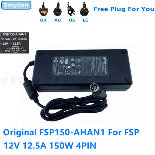 Original FSP FSP150-AHAN1 12V 12.5A 150W FSP150-AHAN1-VR FSP150-AHA AC Adapter Charger For QNAP TS-412 NAS TS-410 Power Supply