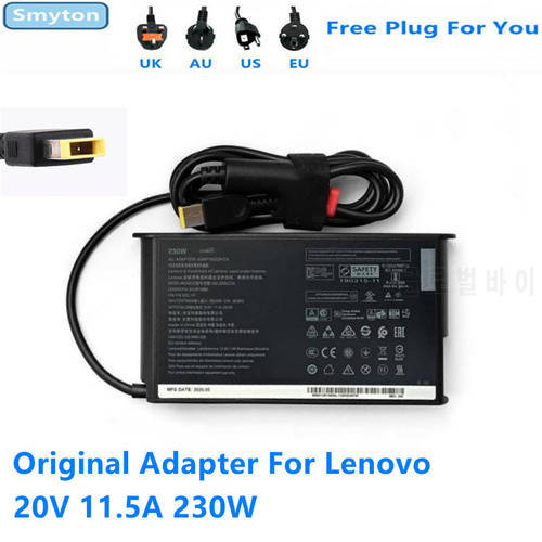 Original 230W AC Adapter Charger For Lenovo THINKPAD 20V 11.5A 230W ADL230SLC3A ADL230SCC3A 02DL143 02DL144 Laptop Power Supply