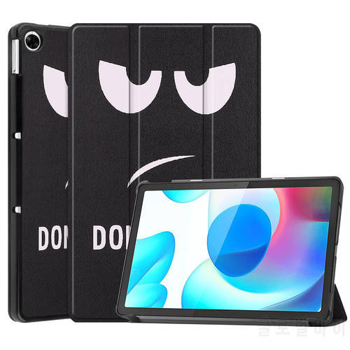 Colorful Printed Slim Flip Case For Realme Pad 10.4 inch 2021 Smart PU Leather Stand Cover