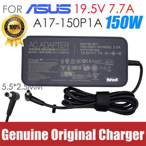 Genuine ADP-120ZB BB ADP-150NB D charger 19.5V 7.7A 150W ac power adapter for ASUS A17-150P1A G73SW G71G G74 G72G G73S X73 GL503