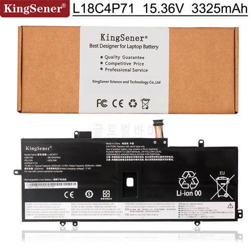 KingSener L18M4P72 L18C4P71 Battery For Lenovo Thinkpad X1 Carbon 7th 2019 2020 Series L18L4P71 SKB10K97642 02DL004 02DL005
