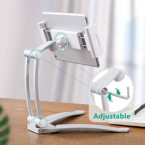 2 In 1 Rotating Portable Monitor Wall Desk Metal Stand Fit For Below 15.6inch Monitor Tablet Mobile Phone Holders