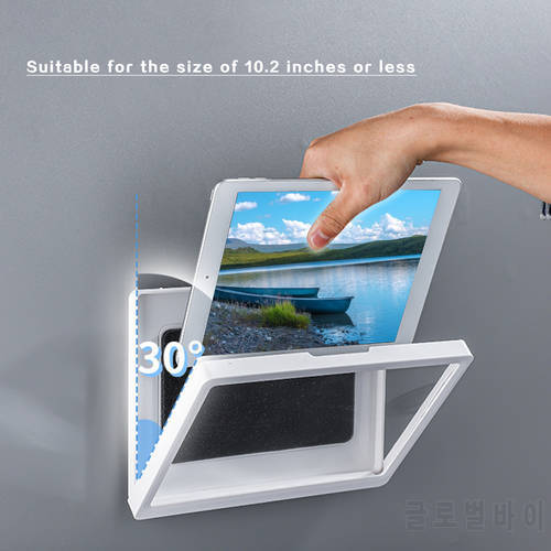 Touch Screen Mount for Tablets Wall Tablet Holder Smartphones, Fits on Kitchen, Bathroom, Bedroom, Readingroom Under 10.2 Inches