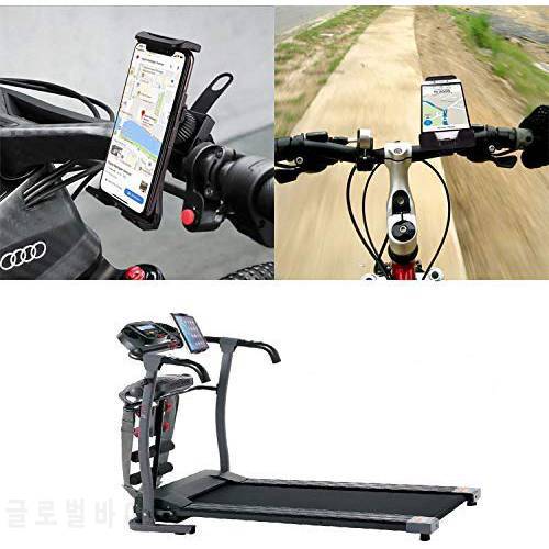 Tablet Stand Flexible Buckle Mount Holder Indoor Gym Handlebar on Treadmill Exercise Bikes Mobile Phone Bracket for iPad iPhone