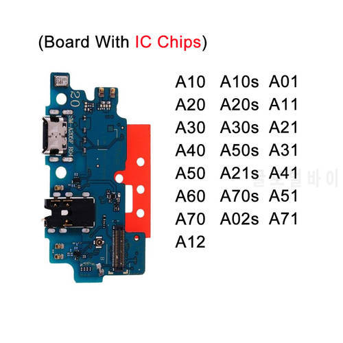 10x Charge Charging Port Board+IC Chips For Samsung A10 A20 A30 A50 A70 A10s A20s A30s A50s A12 A01 A11 A31 A51 A21s A02s A03s