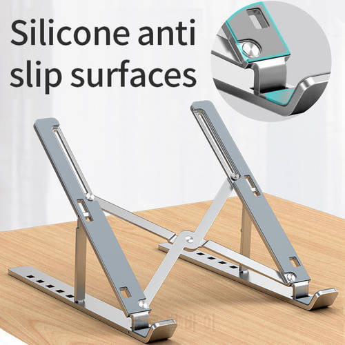N3 Portable Laptop Stand Aluminum Folding Stand Compatible with 10 to 15.6 Inch Laptops Applicable To All Laptops