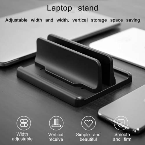 Laptop Stand Vertical Type Laptop Bracket Compatible For Pro Desktop ABS Stand With Dock Size For Notebook Stand